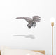Flying Grey Owl Wall Decal
