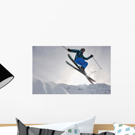 Extreme Freestyle Ski Jump Wall Mural