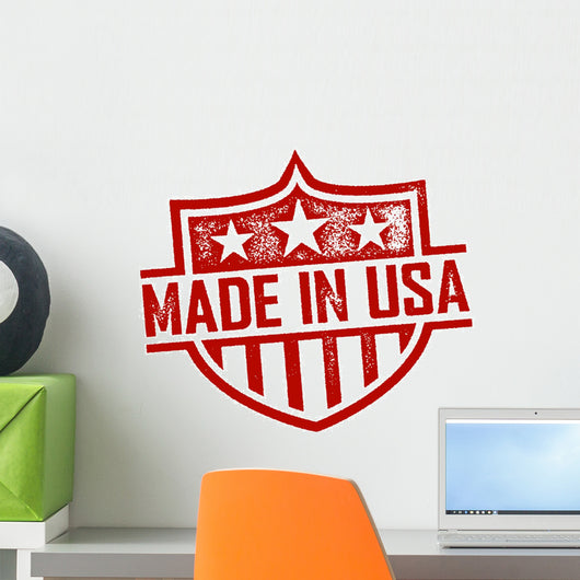 Made in USA Stamp Wall Decal