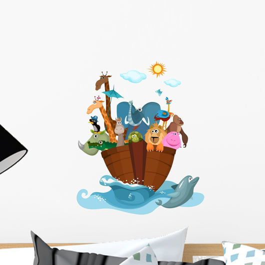 Noahs Ark Babys Nursery Wall Decal