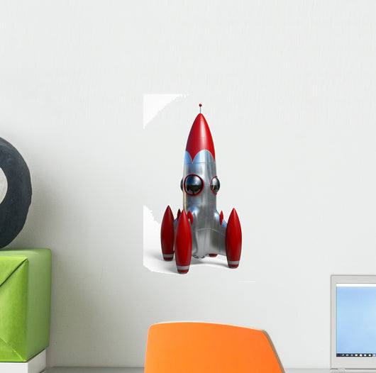 Space Rocket Wall Decal