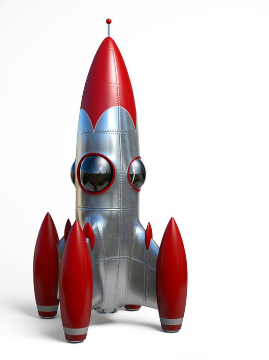 Space Rocket Wall Decal