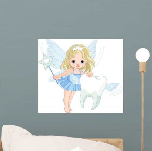 Cute Tooth Fairy Wall Decal