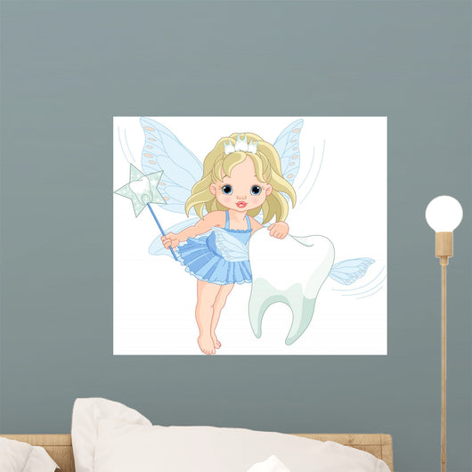 Cute Tooth Fairy Wall Decal