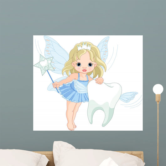 Cute Tooth Fairy Wall Decal