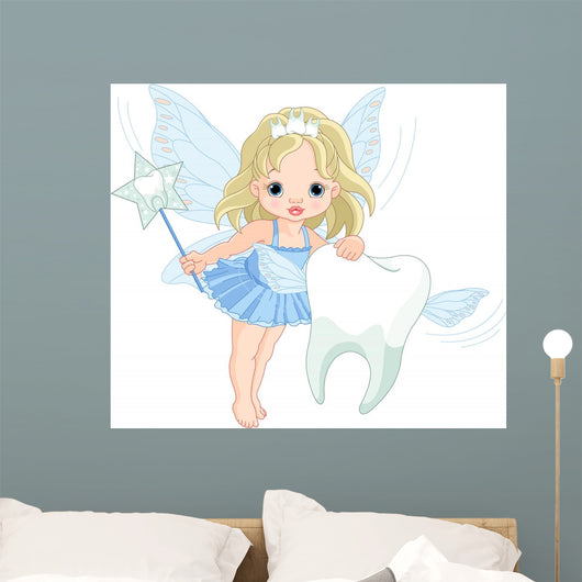 Cute Tooth Fairy Wall Decal