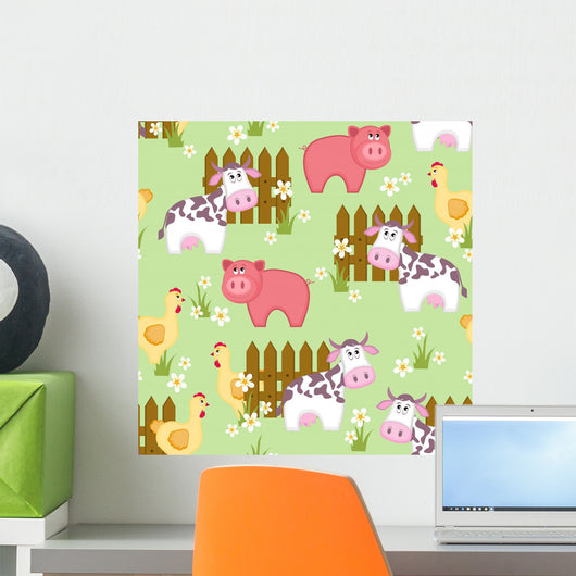 Country Style Seamless Pattern Wall Decal