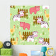 Country Style Seamless Pattern Wall Decal