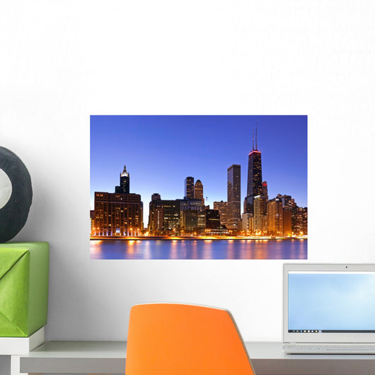 Chicago skyline Wall Mural