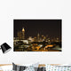 Nightscape of Atlanta, Georgia skyline. Wall Mural