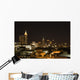 Nightscape of Atlanta, Georgia skyline. Wall Mural