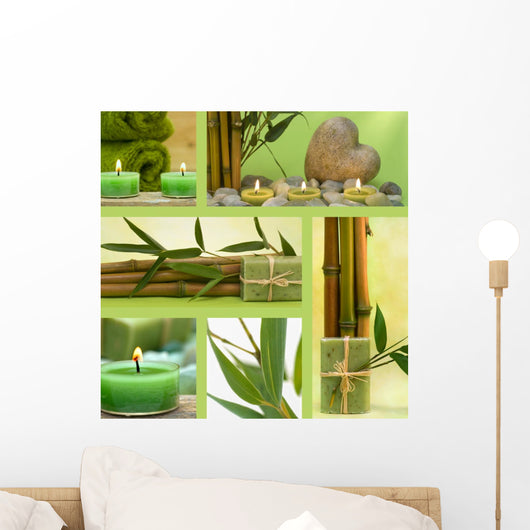 Collage Green Wellness Motives