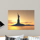 Liberty Statue Silhouette Wall Decal