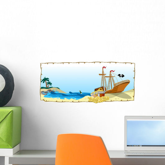 Pirate - Treasure Wall Mural