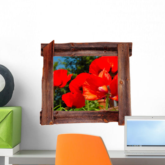 Old Wood Frame Red