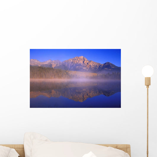 Patricia Lake, Pyramid Mountain, Jasper National Park, Alberta, Canada Wall Mural