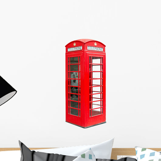 Traditional British Public Phonebox Wall Mural
