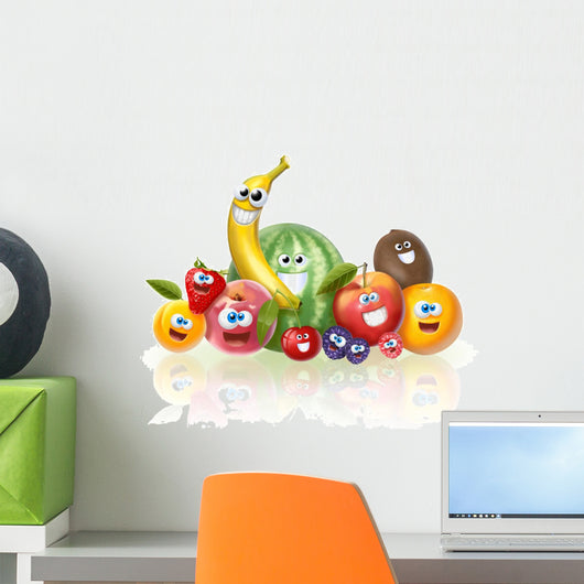 Group Fruit Cheerful