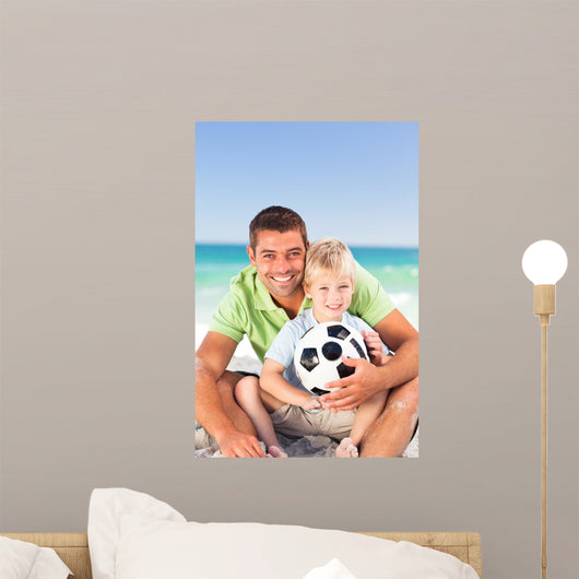Happy Father Playing Football