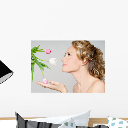 Spring Lady Wall Mural