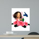 Baby Pink Rose Fairy Wall Decal