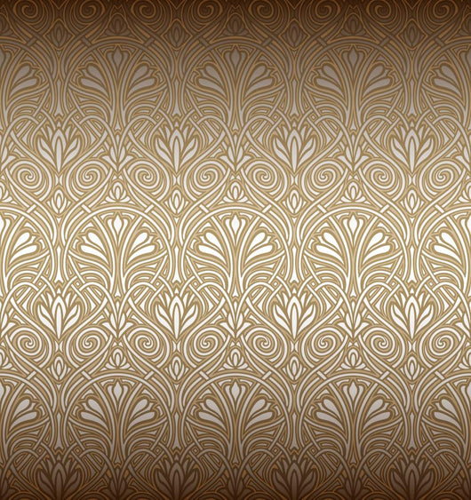 Seamless Art Nouveau Pattern Wall Decal