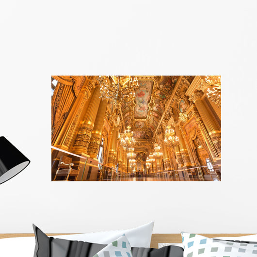 The Interior of Grand Opera in Paris Wall Mural