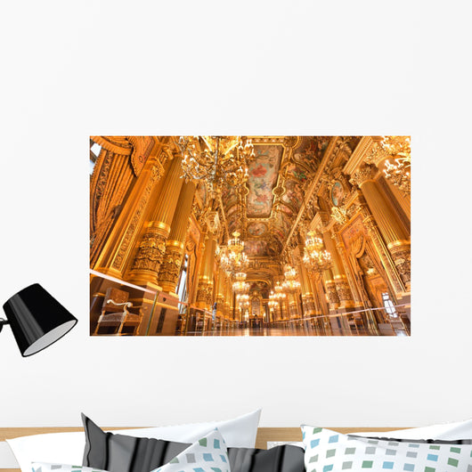 The Interior of Grand Opera in Paris Wall Mural