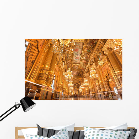The Interior of Grand Opera in Paris Wall Mural