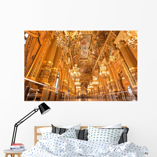 The Interior of Grand Opera in Paris Wall Mural