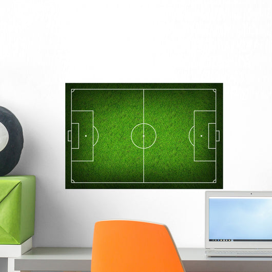 soccer field. Wall Mural