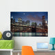 Brooklyn Bridge at night Wall Mural