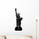 Statue of Liberty Black and White Illustration Wall Decal