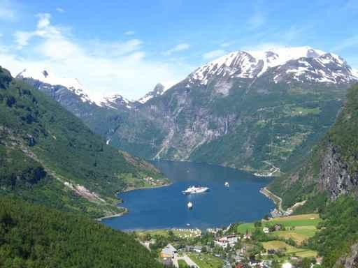 Geirangerfjord from Dalsnibba Wall Decal