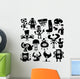 funny monsters Wall Decal