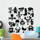 funny monsters Wall Decal