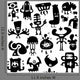 funny monsters Wall Decal