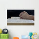 Child's Hands Praying Wall Mural