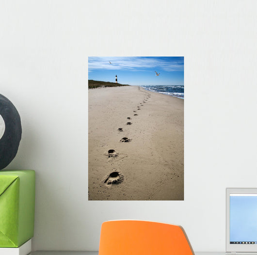 Footprints Sand and Surf