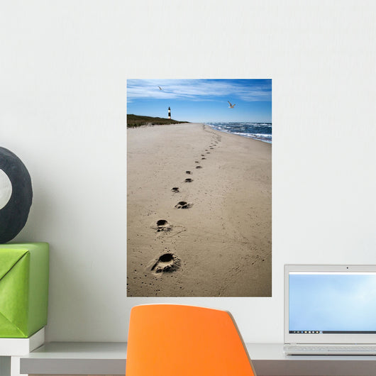 Footprints Sand and Surf