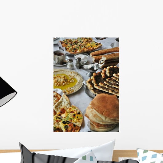 Middle-eastern Breakfast Wall Mural