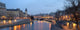 Paris - view from Pont Neuf bridge at night Wall Mural
