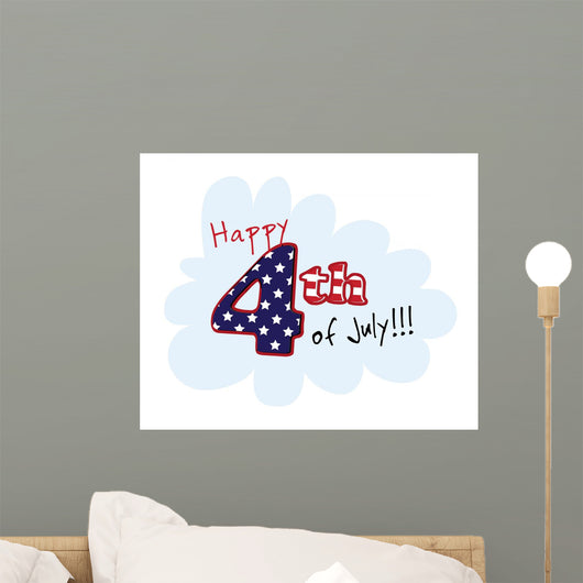 4th of July independence day - vector illustration Wall Decal