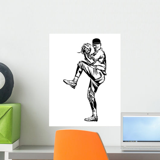 Baseball Wall Mural