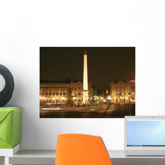 Place La Concorde Nuit Wall Decal Design 1