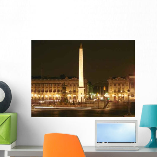 Place La Concorde Nuit Wall Decal Design 1