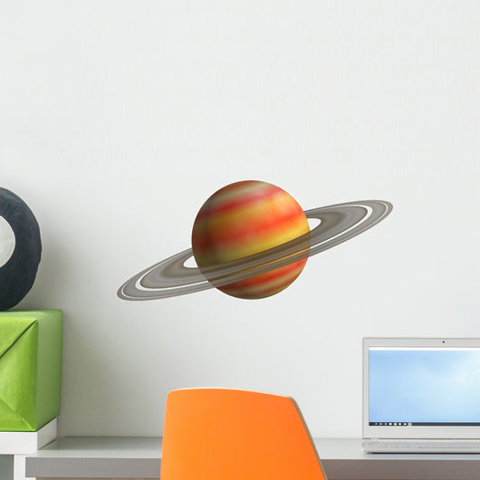 Outer Space Saturn Wall Decal