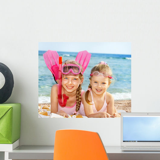 Children Playing Beach