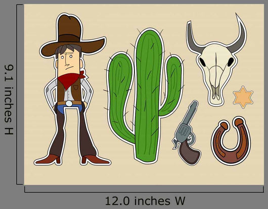 Vector Wild West Elements