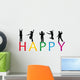 Kids Silhouettes Wall Mural